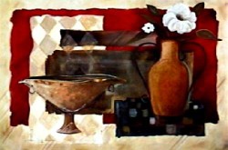 Decorative Crimson I